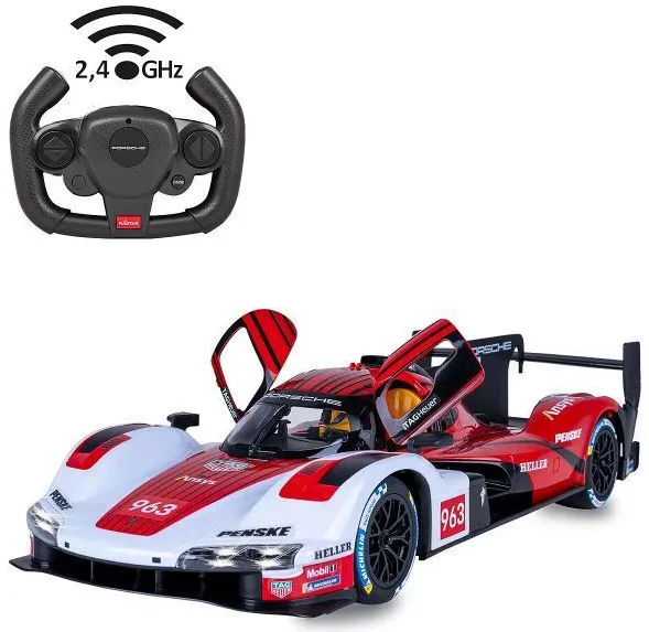 Masina teleghidata Jamara Porsche 963 LMDH 1:14 2,4 GHz rosu usi manuale