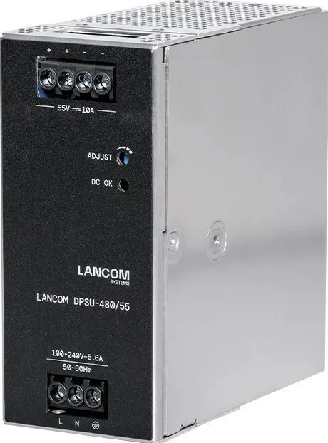 Sursa alimentare pe sina DIN LANCOM DPSU-480/55 480 W pentru IGS-3510XUP