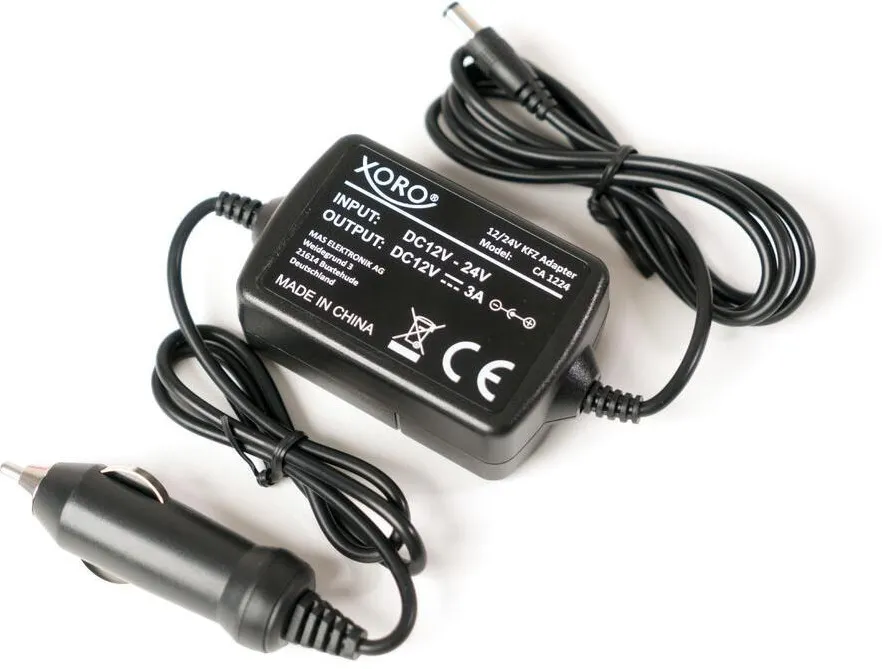 Adaptor auto Xoro CA1224 12/24 V stabilizat pentru TV si receiver