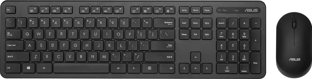 Set tastatura si mouse wireless Asus CW100 negru