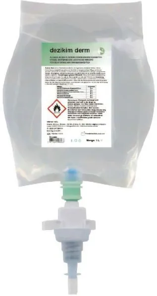 Set 6 rezerve dezinfectant pentru maini Maul 1000 ml