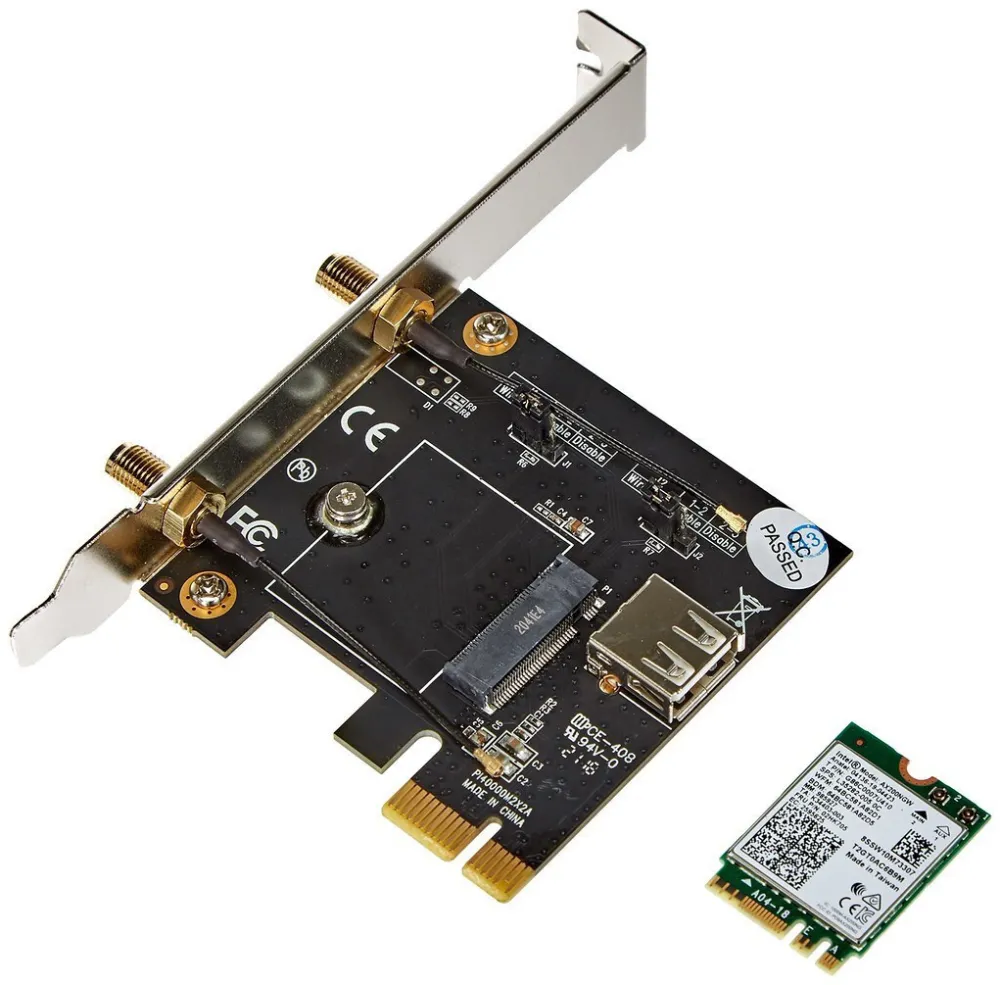 Placa retea wireless Fujitsu FPCLP109GP Wi-Fi 802.11ax 2x2 Bluetooth 5.2 PCIe x1 pentru D7011 P7011