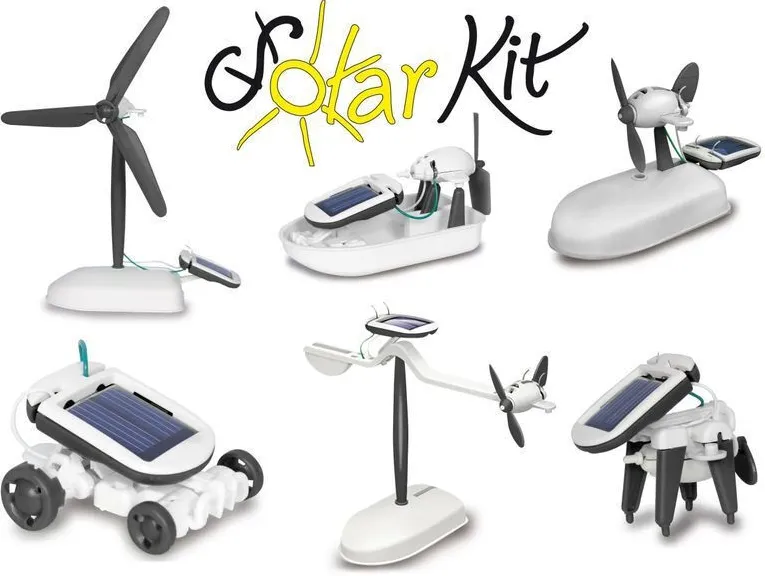 Kit solar Jamara 6 in 1 negru/alb, 10+ ani