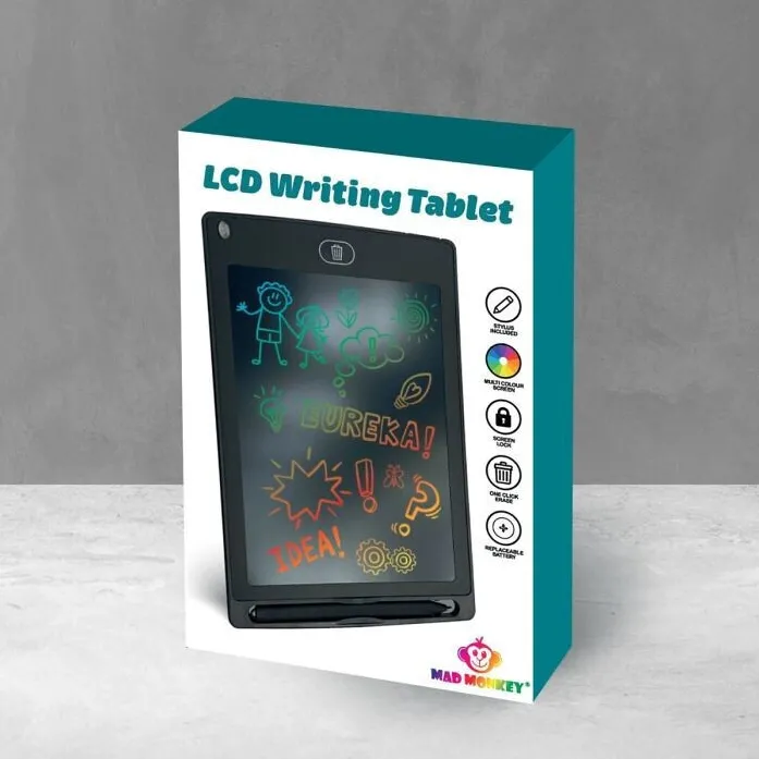 Tableta LCD pentru desen Mad Monkey Multi Colour Tablet negru