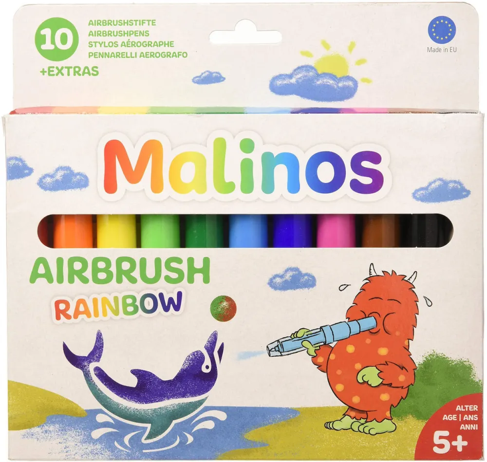 Jucarie creativa AMEWI Airbrush Rainbow 10er