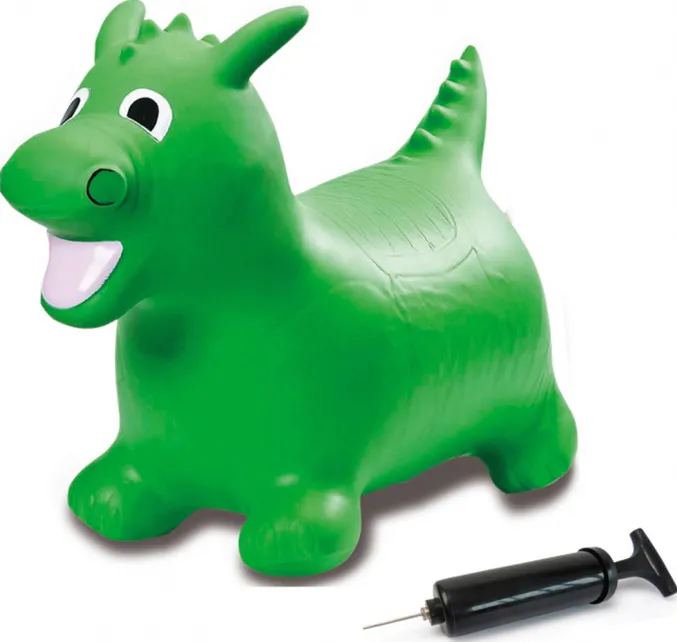Jucarie saltareata Jamara dragon verde cu pompa