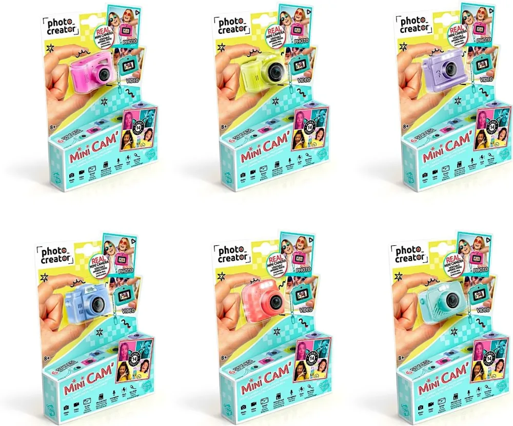 Set display 6 mini camere digitale Canal Toys CLK 050