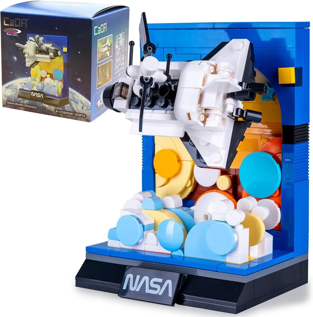 Set de constructie Jamara CaDA Space Shuttle alb, 8+ ani