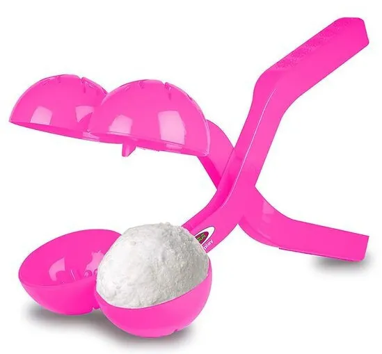 Cleste pentru bulgari de zapada Jamara Snow Play Duo 38 cm roz
