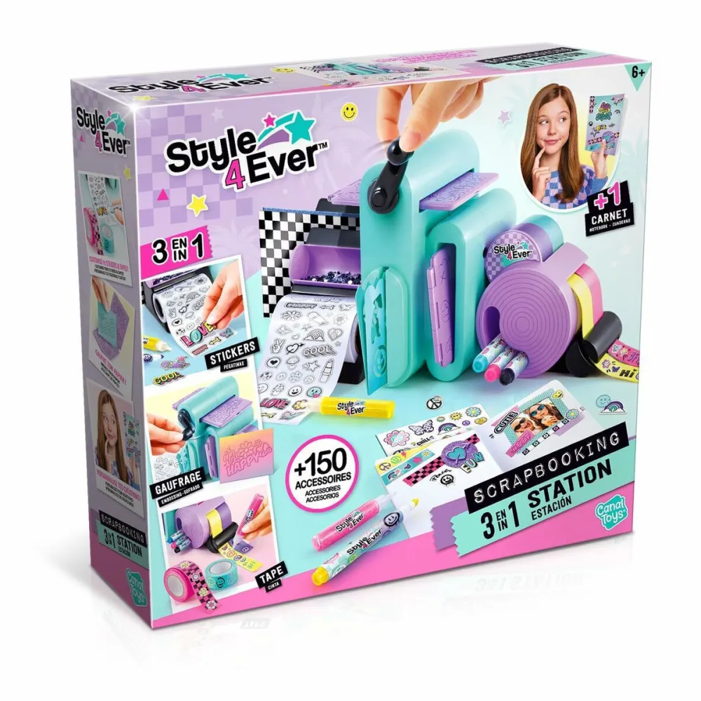 Set scrapbooking 3 in 1 pentru copii Canal Toys OFG 275