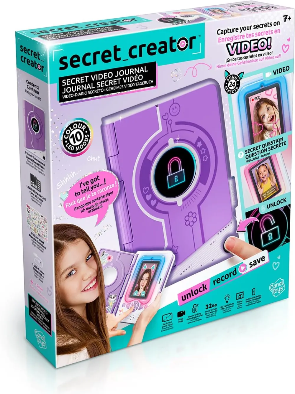 Jucarie creativa Canal Toys Canaltoys Secret Video Journal