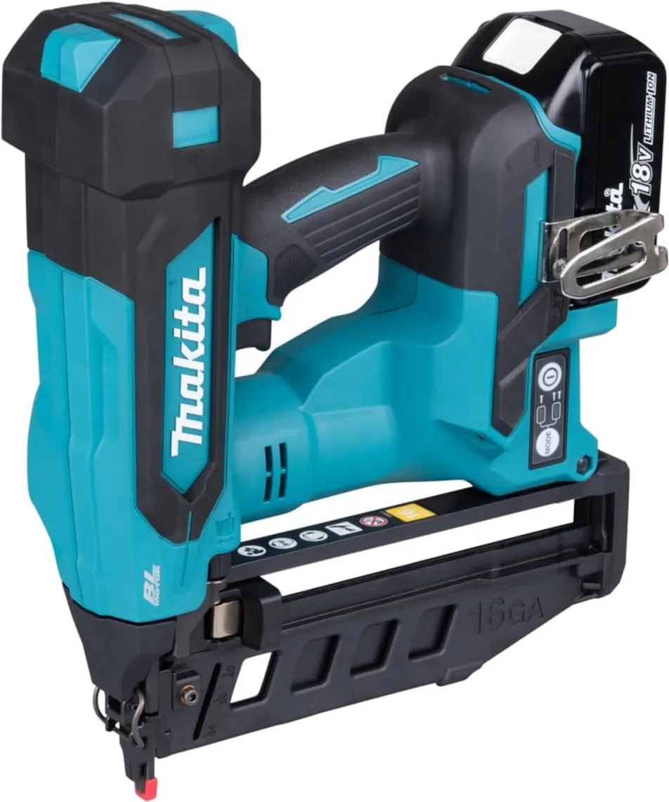 Pistol de cuie cu acumulator Makita DBN601RTJ 18 V 64 mm cu 2 acumulatori