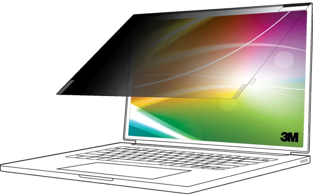 Filtru de confidentialitate 3M Bright Screen BP156W1E pentru laptop 15,6 inch 16:10