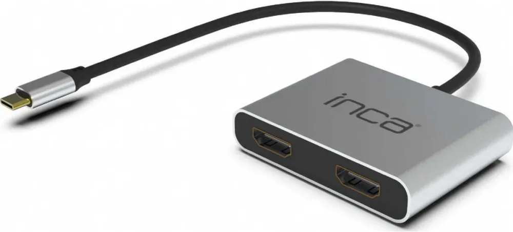 Adaptor USB-C INCA ITPC-4T la 2x HDMI 4K 30Hz, 1x USB-A, 1x USB-C