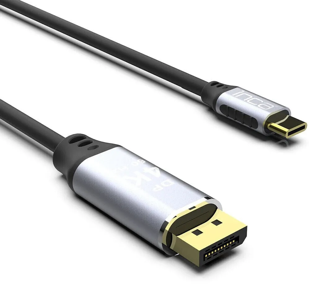 Adaptor video INCA ITCD-20 USB-C la DisplayPort 4K 60Hz 2 m