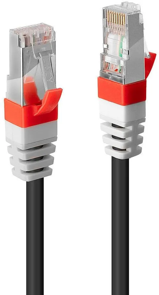 Cablu retea Lindy Cat6(A) SSTP S/FTP PIMF 2.00 m negru
