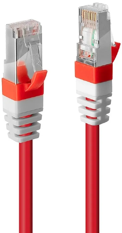 Cablu retea Lindy Cat6A S/FTP PIMF 5.00 m rosu 10Gbit