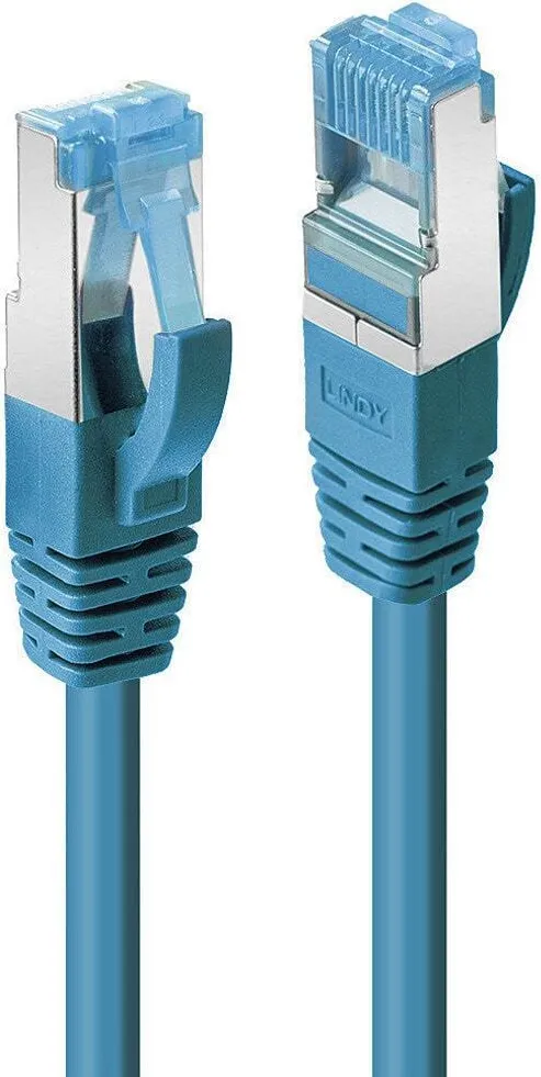 Cablu retea Lindy Cat6A S/FTP PIMF LSZH albastru 10 m