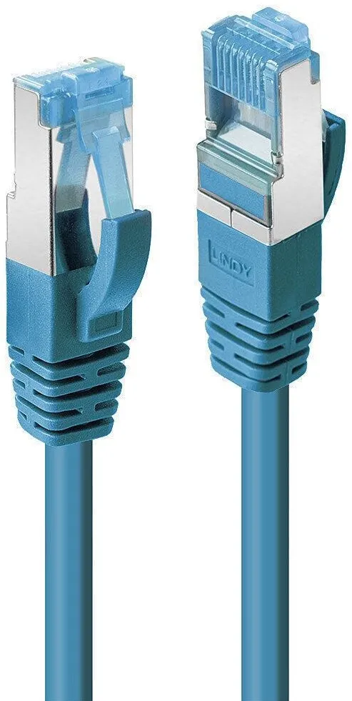 Cablu retea Lindy Cat6A S/FTP PIMF LSZH 15 m albastru