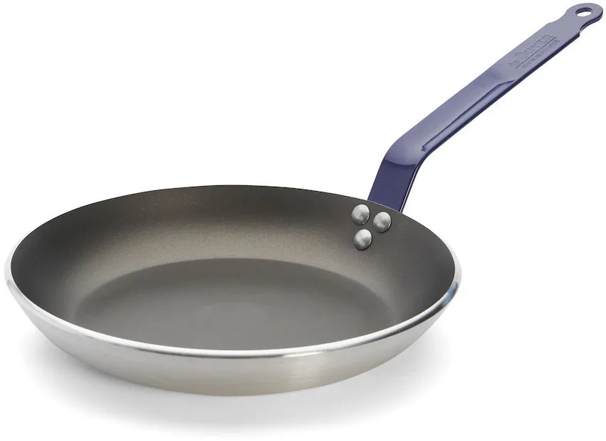 Tigaie antiaderenta De Buyer Choc Resto 8440.28 aluminiu forjat 28 cm albastra