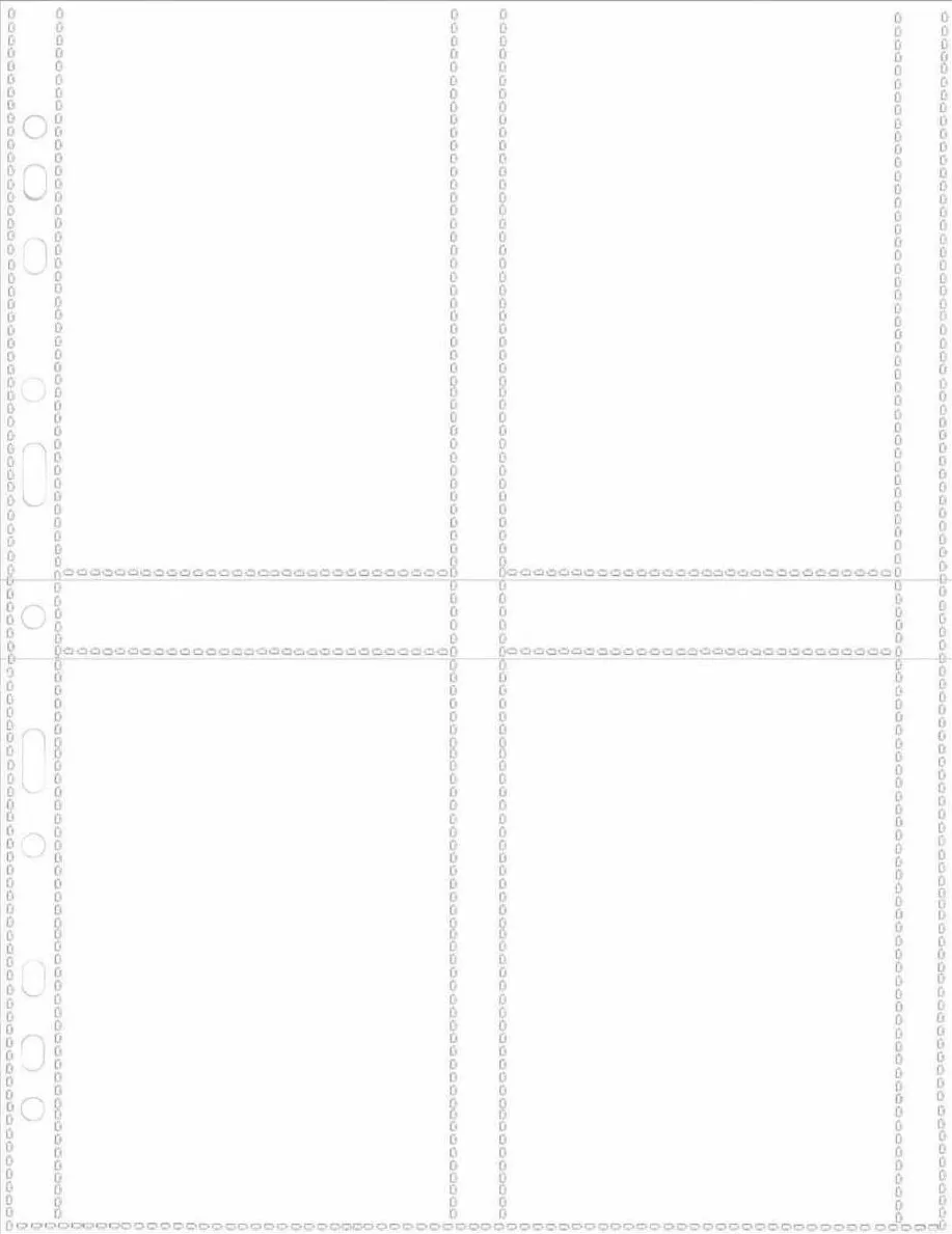 Set 250 folii protectie foto Herma Fotophan 7562 10x15 cm verticale albe