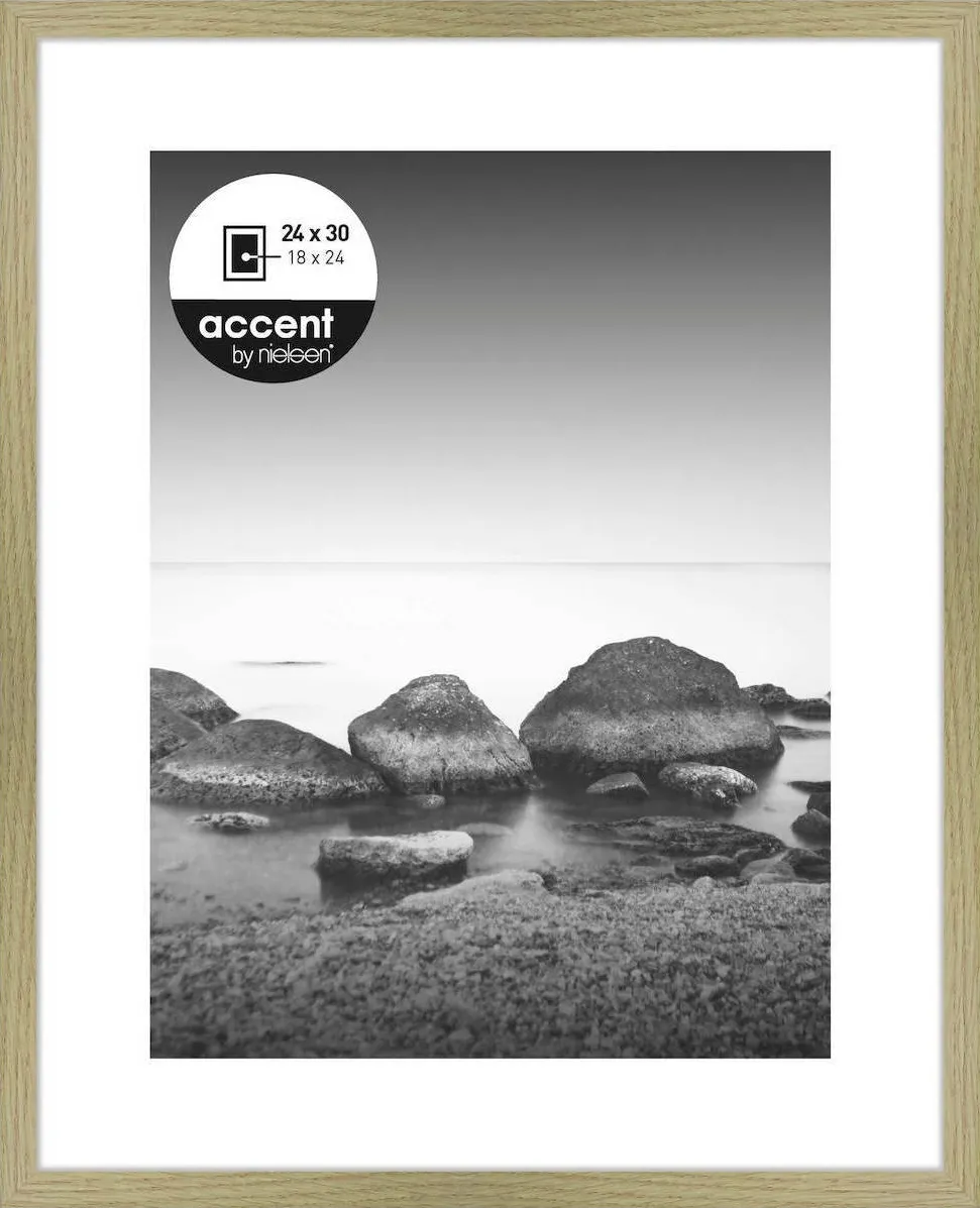 Rama foto Nielsen Design Aura 1122002 24x30 cm lemn stejar cu passepartout