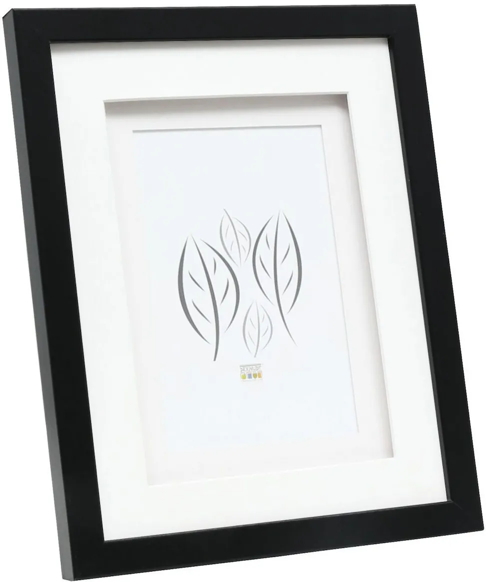 Rama foto Deknudt S65KK2 13x13 cm neagra cu passepartout dublu