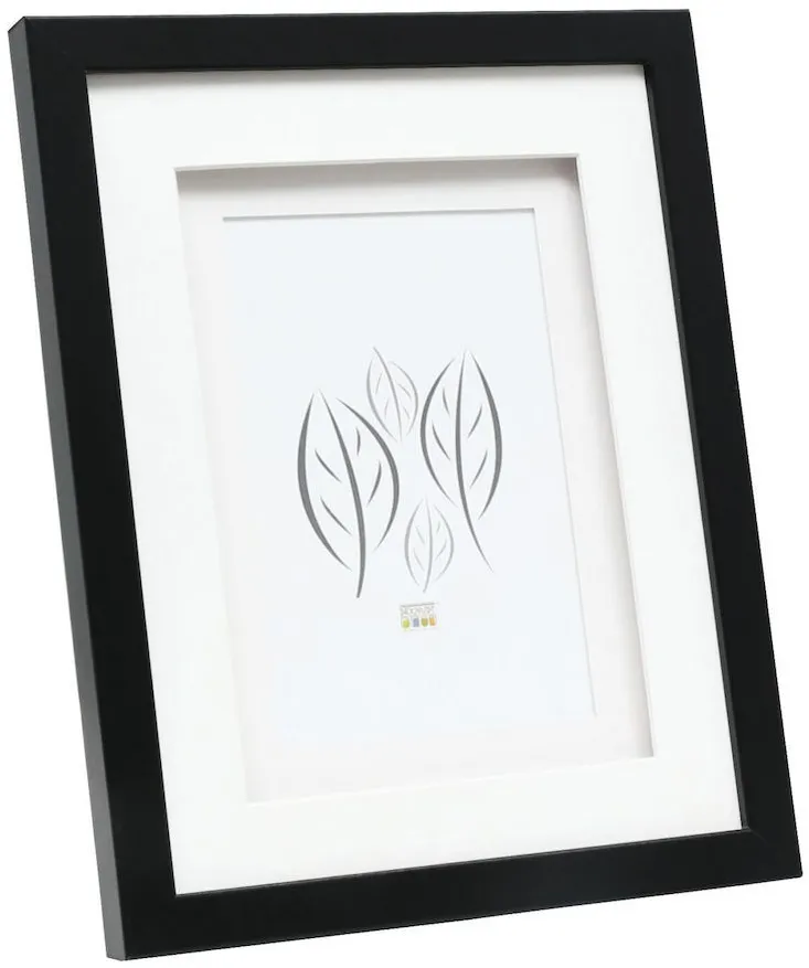 Rama foto Deknudt S65KK2 15x20 cm neagra cu passepartout dublu
