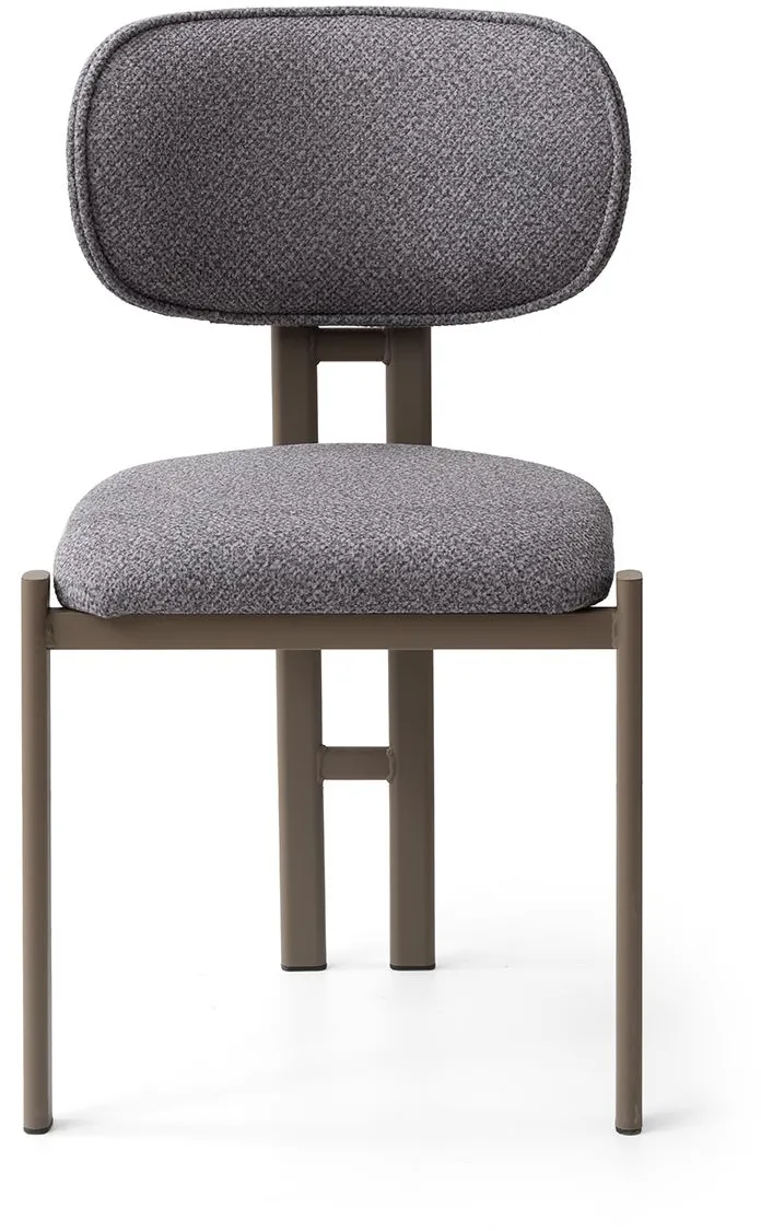 Set scaune (2 piese) Hanah Home Muriz - 4965, Gri închis / Cappuccino