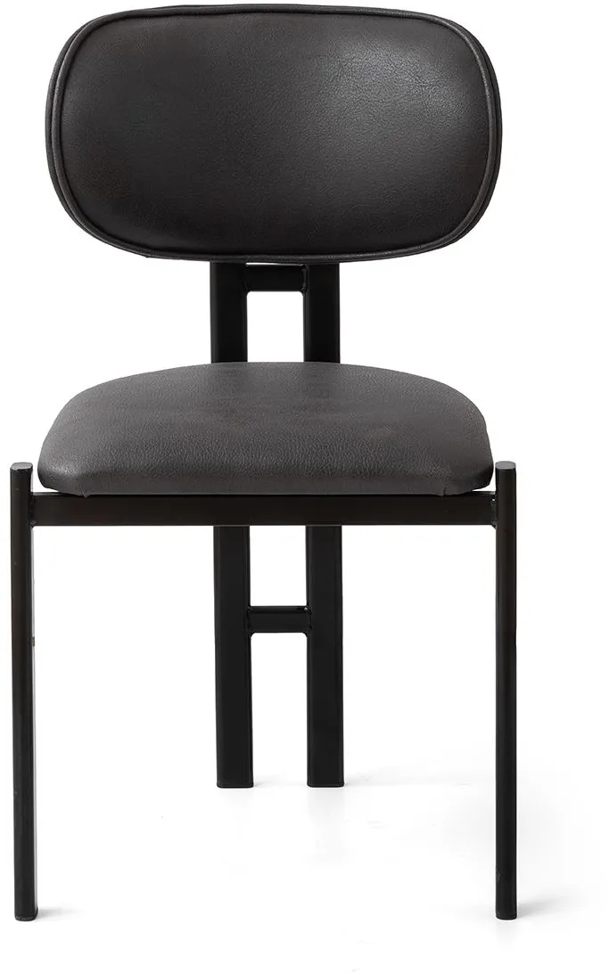 Set scaune (2 piese) Hanah Home Muriz - 4962, Antracit / Negru