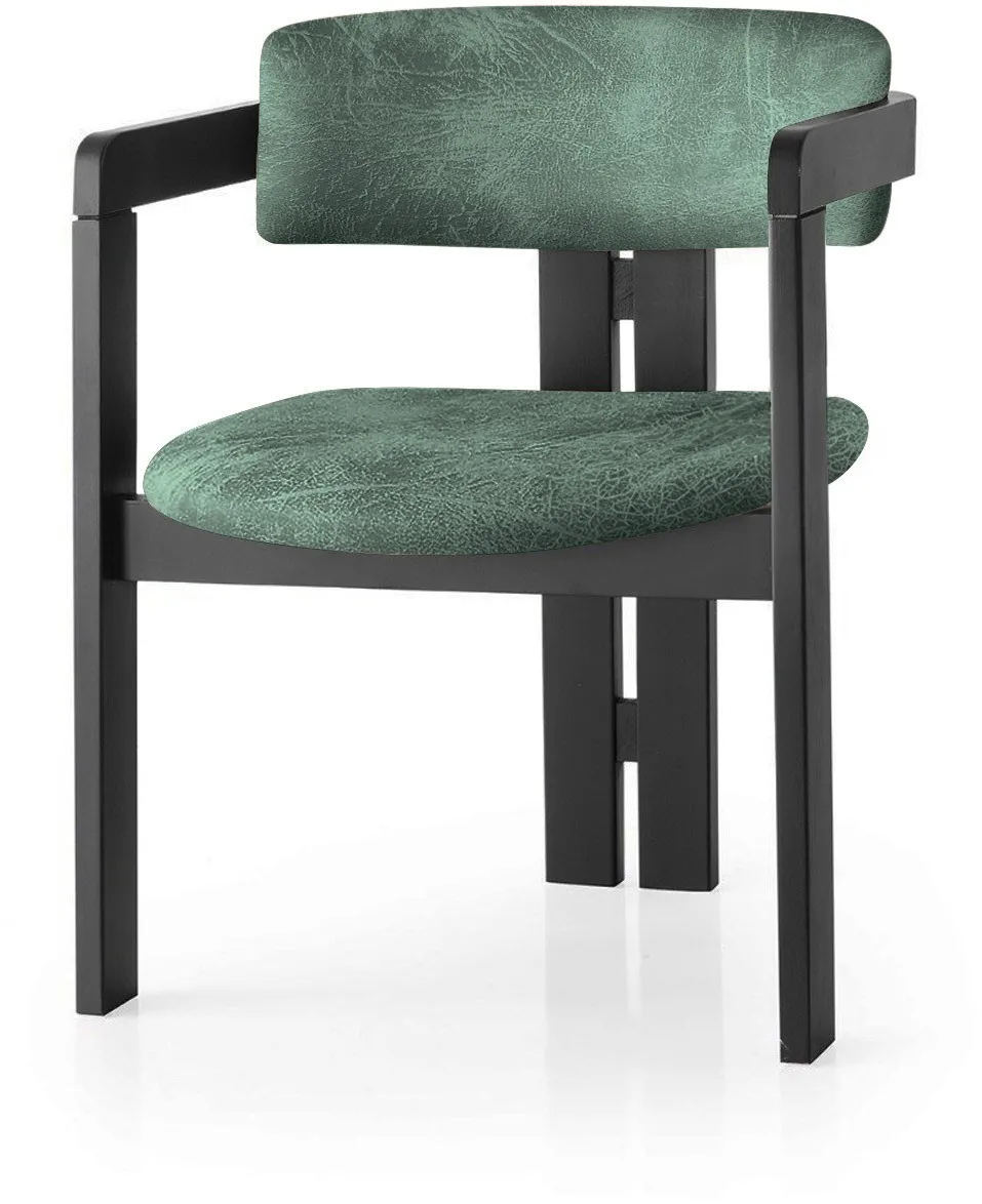 Scaun Hanah Home CO - 023, Negru / Verde
