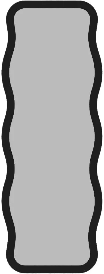 Oglindă Hanah Home Aror, Negru