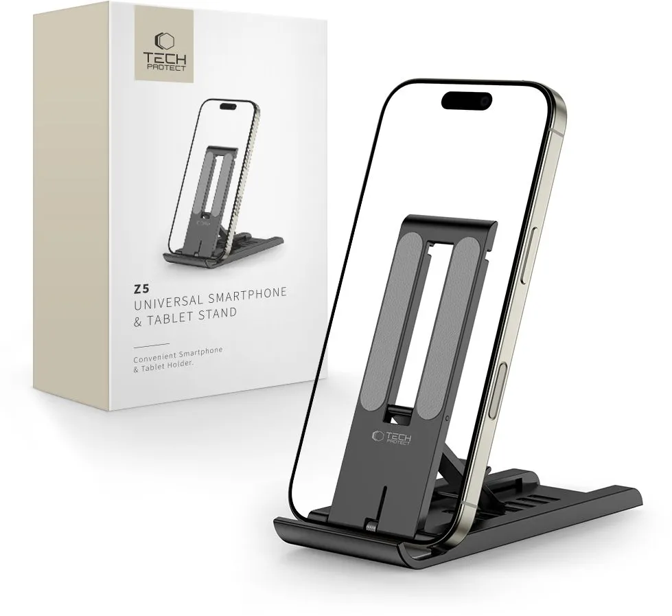 Tech-Protect Z5 smartphone and tablet stand - black