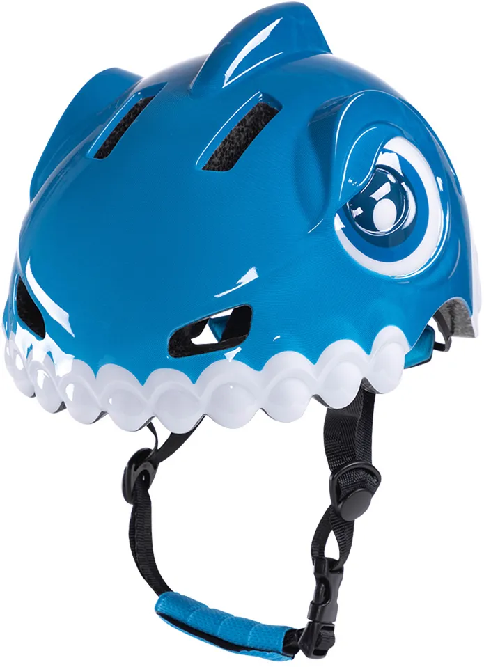 Wozinsky Children's Bike Helmet Dinosaur Pattern S - Blue