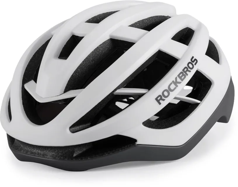 Rockbros HC-58WG-M Bike Helmet 55-58 cm - White-Gray