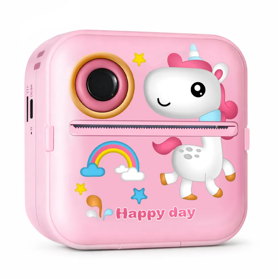 Wozinsky WDT-03 Thermal Printer Camera for Kids - Pink