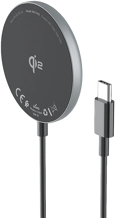 Wozinsky 15W Wireless Qi2 Inductive Charger - Black
