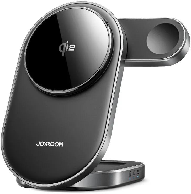 Joyroom JR-W17 Qi 3-in-1 Wireless Inductive Charger - Black