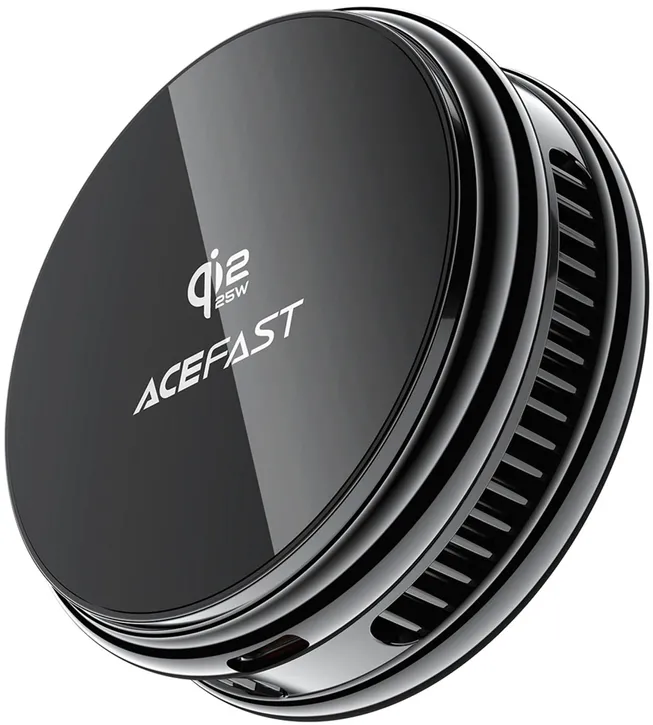 Acefast E47 Qi2 25W Magnetic Wireless Charger with Cooling - Black