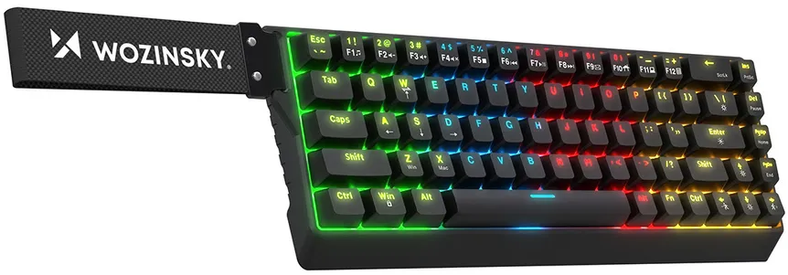 Wozinsky WKGP-1165 Mechanical Gaming Keyboard with RGB Backlight - Black