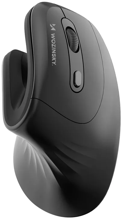 Wozinsky WWM-1076 Wireless Vertical Ergonomic Mouse 3600 DPI - Black