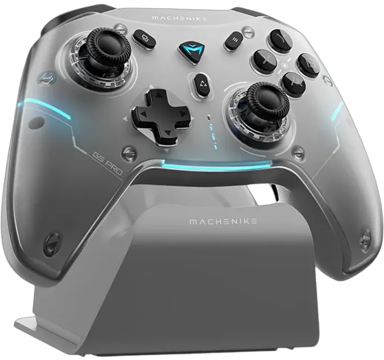 Machenike G5Pro Max Wireless Game Controller with Charging Station - Gray