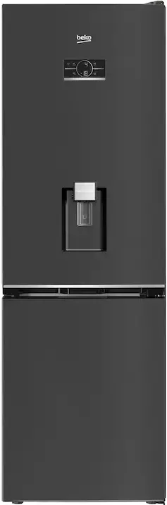 Combina frigorifica BEKO B5RCNA376HXBRW , sistem racire No Frost , volum 370l , clasa energetica C, display Electronic Display on Ceiling (Tact) , Harvest Fresh , Dozator Apa , Inverter Compressor, culoare Dark Inox