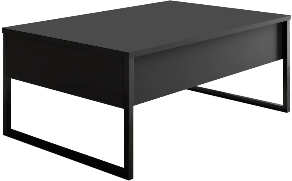 Măsuță de cafea Hanah Home Luxe, Antracit / Negru