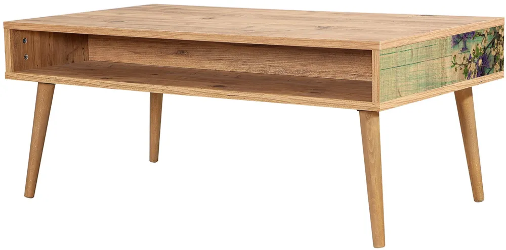 Măsuță de cafea Hanah Home Viva 2 - 727, Pin Atlantic / Verde