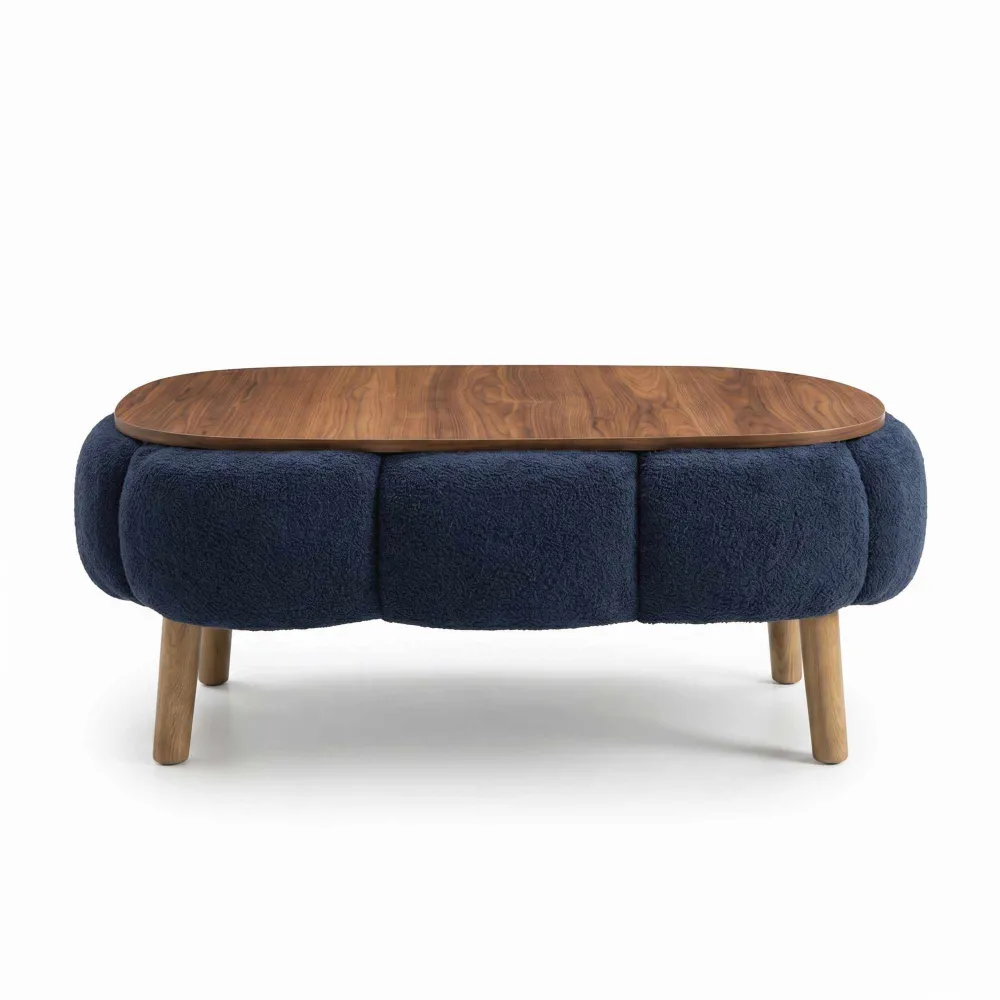 Măsuță de cafea Atelier Del Sofa Papatya, Antracit