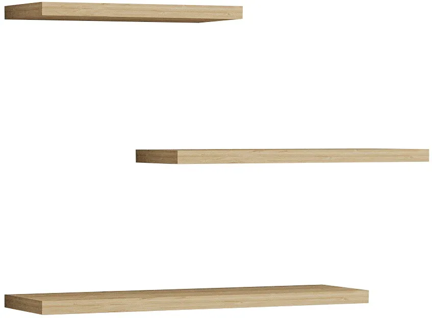Raft de perete Hanah Home Leila, Stejar Sapphire