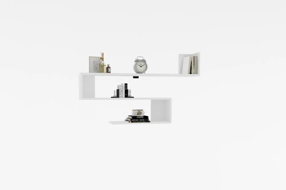 Raft de perete Hanah Home Penne, Alb