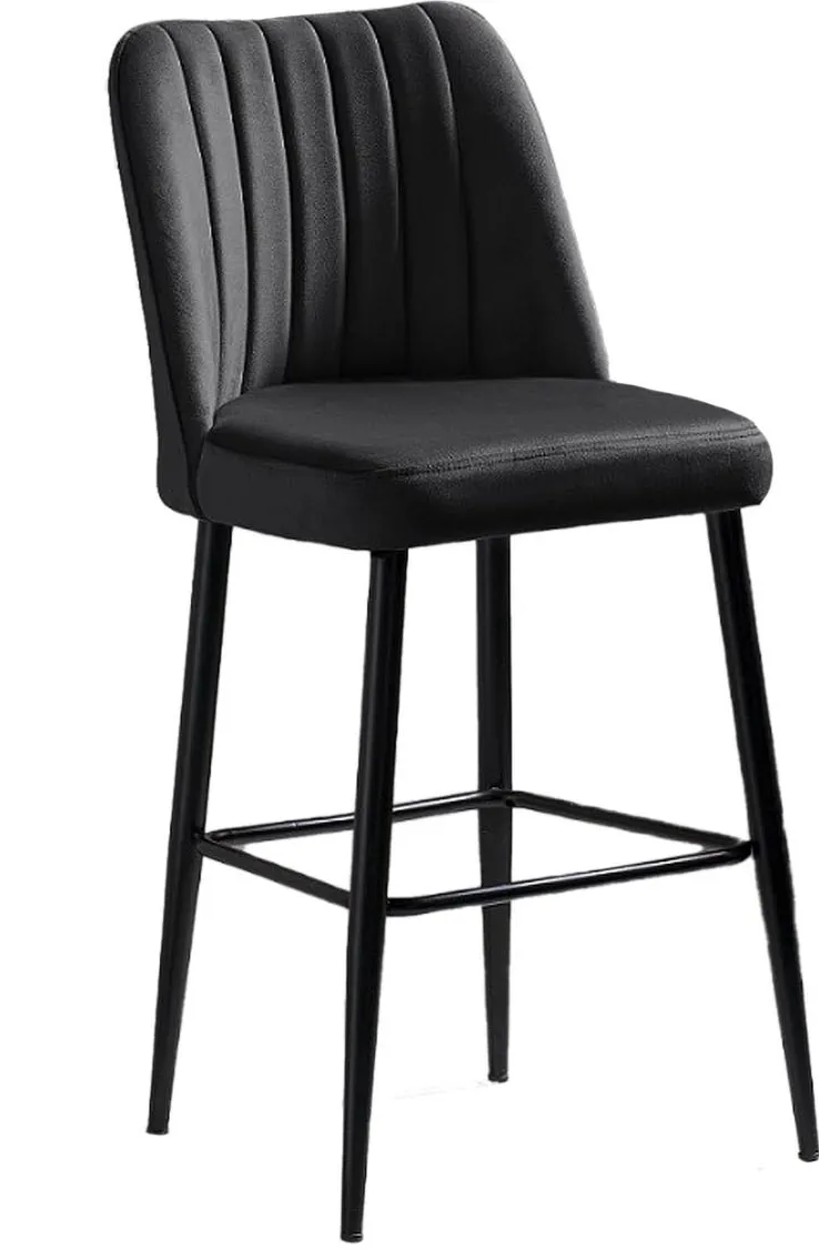 Set scaune de bar (2 piese) Hanah Home Vento - Anthracite, Antracit / Negru