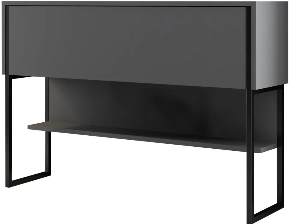 Comodă Hanah Home Luxe, Negru / Antracit